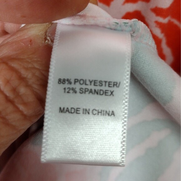 Cuddl Duds Flexwear Maxi Dress Pink Green Peach Purple Floral Medium Soft Lounge - Picture 12 of 15